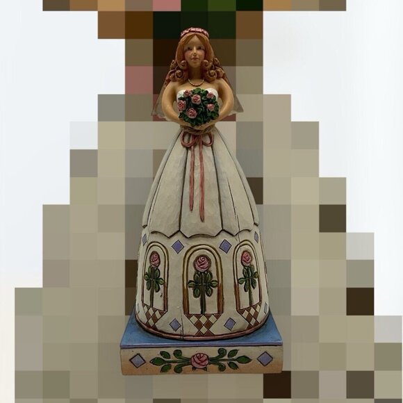 Jim Shore Heartland Creek Vintage "From This Day Forward" Bride Resin Figurine - Picture 4 of 16